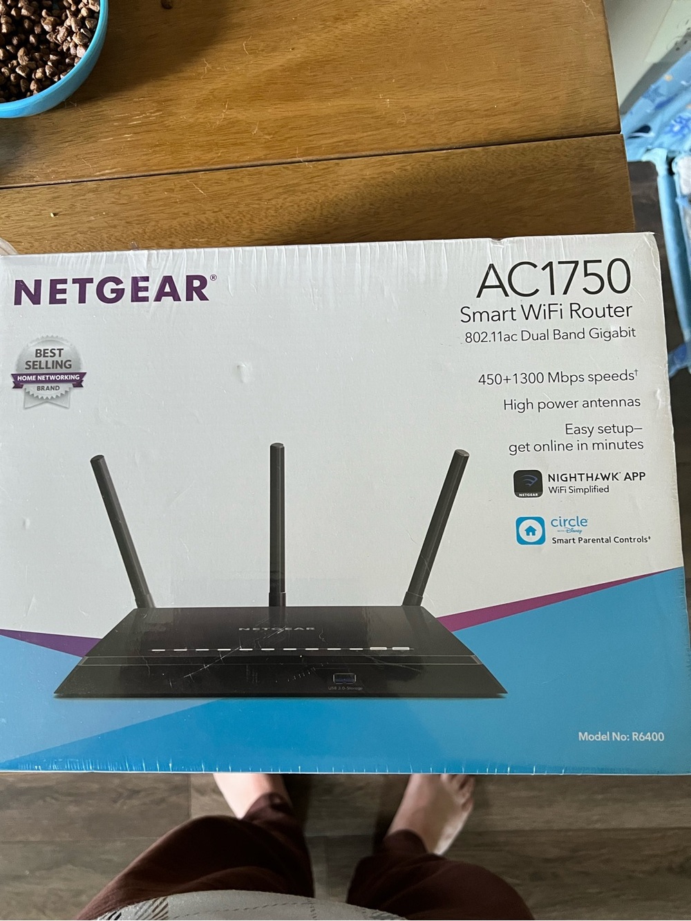 Netgear AC1750 Smart WiFi Router. New never opened original box and wrapping. - Picture 1 of 6